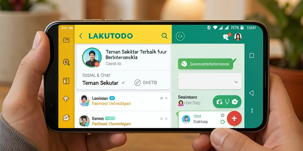 Tampilan antarmuka LAKUTOTO yang interaktif dan menarik.