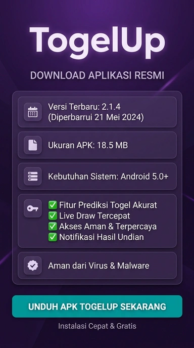 Unduh dan Instal APK togelup untuk Android di Indonesia