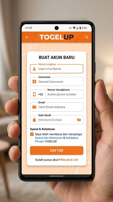 Panduan Registrasi Akun Togelup untuk Pemain Baru